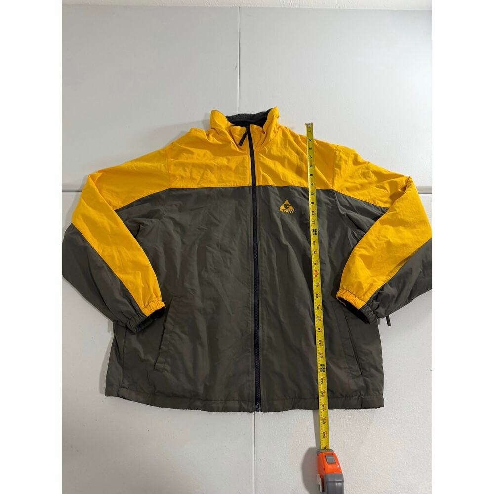 Gerry Reversible Jacket Multiple Pocket Size Yell… - image 7